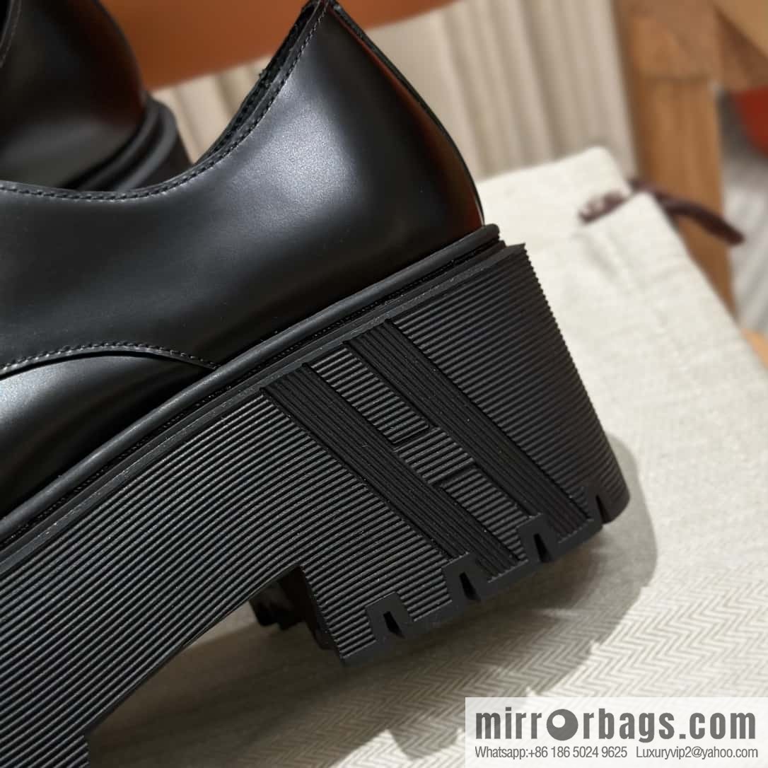 Hermès H new autumn and winter Hariston Oxford shoes