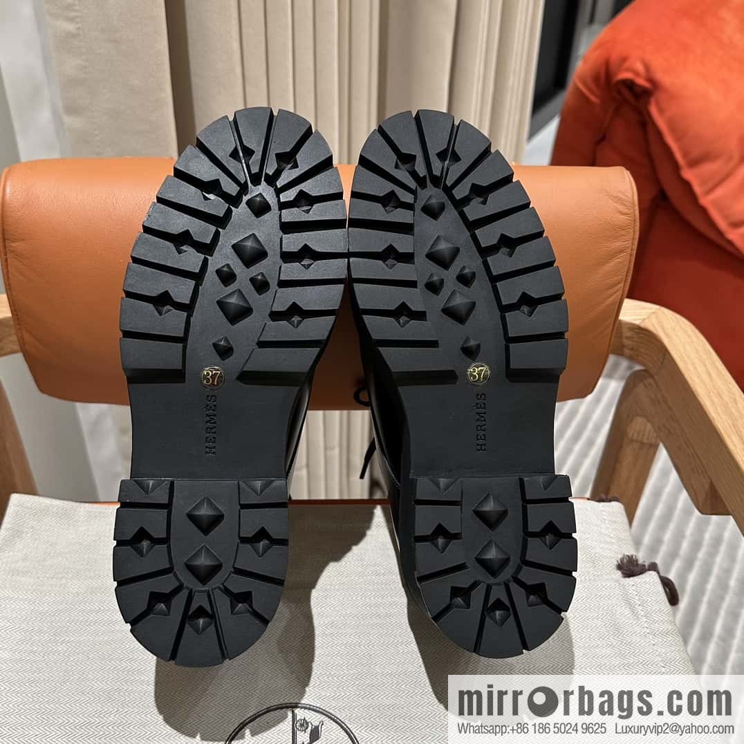 Hermès H new autumn and winter Hariston Oxford shoes