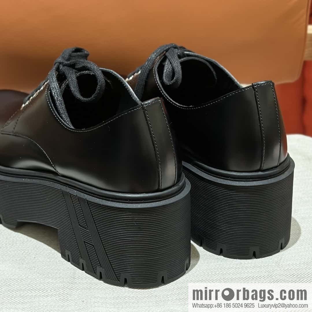 Hermès H new autumn and winter Hariston Oxford shoes
