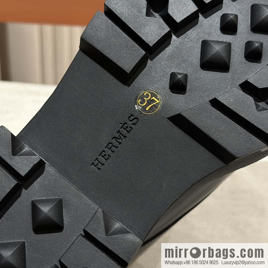 Hermès H new autumn and winter Hariston Oxford shoes