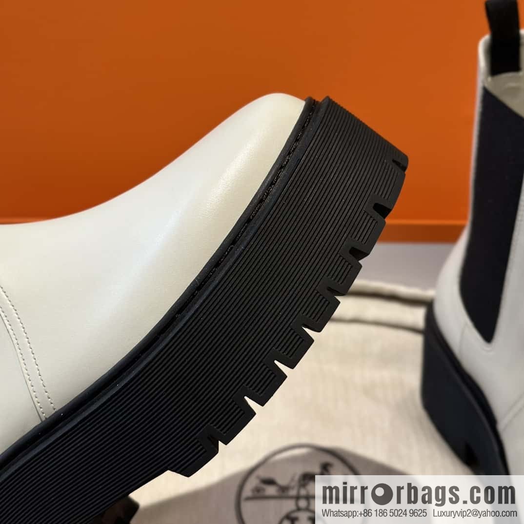 Hermès H's new autumn and winter Chelsea boots