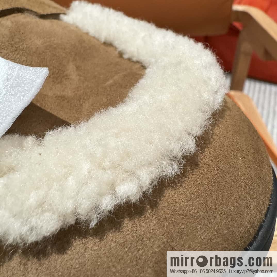 Hermès H Birkenstock New Baotou Slippers