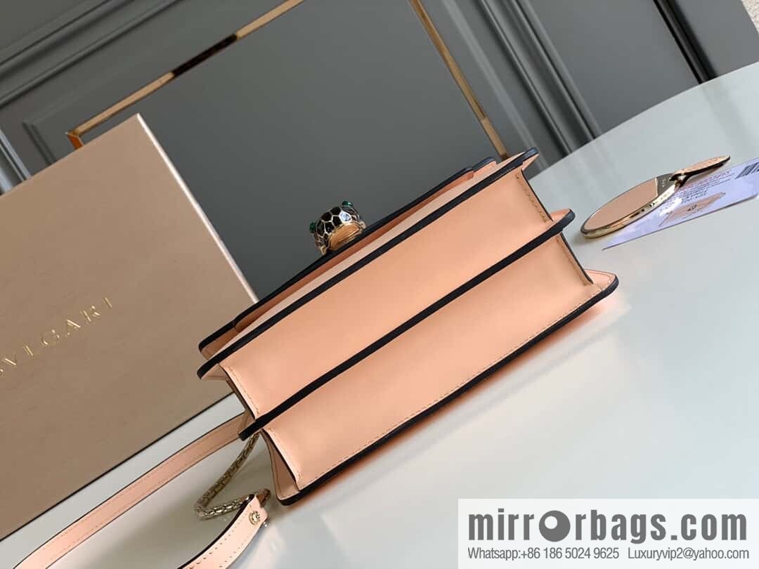 BVLGARI Bulgari Serpenti Forever crossbody bag 289672 Peach powder