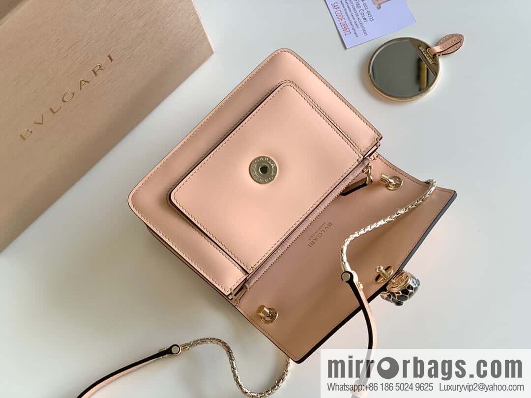 BVLGARI Bulgari Serpenti Forever crossbody bag 289672 Peach powder
