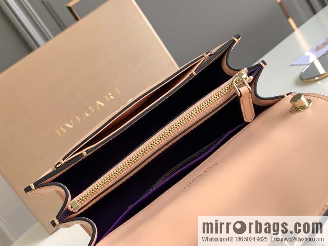 BVLGARI Bulgari Serpenti Forever crossbody bag 289672 Peach powder