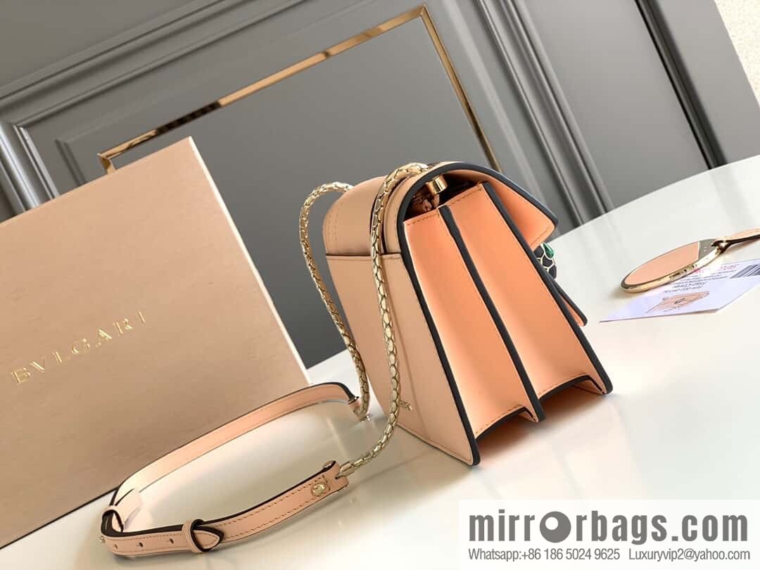 BVLGARI Bulgari Serpenti Forever crossbody bag 289672 Peach powder
