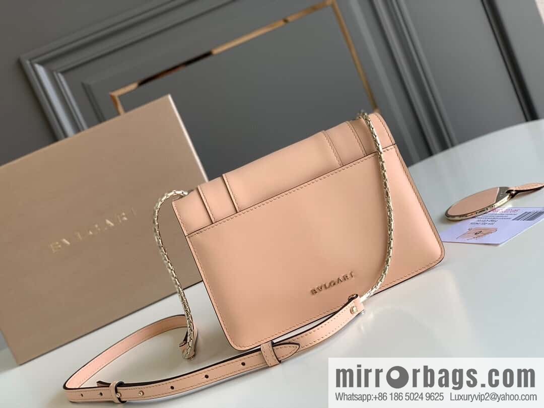 BVLGARI Bulgari Serpenti Forever crossbody bag 289672 Peach powder