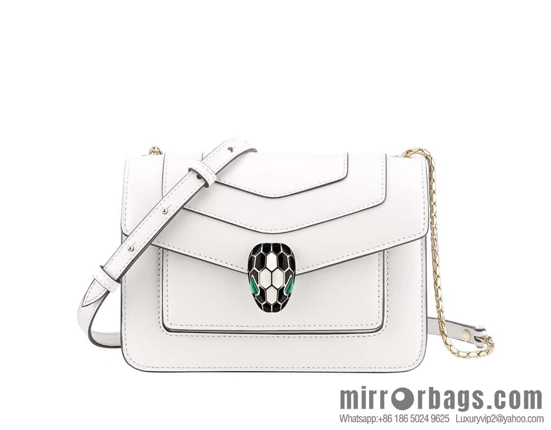 BVLGARI Bulgari Serpenti Forever crossbody bag 289672 Premium agate white