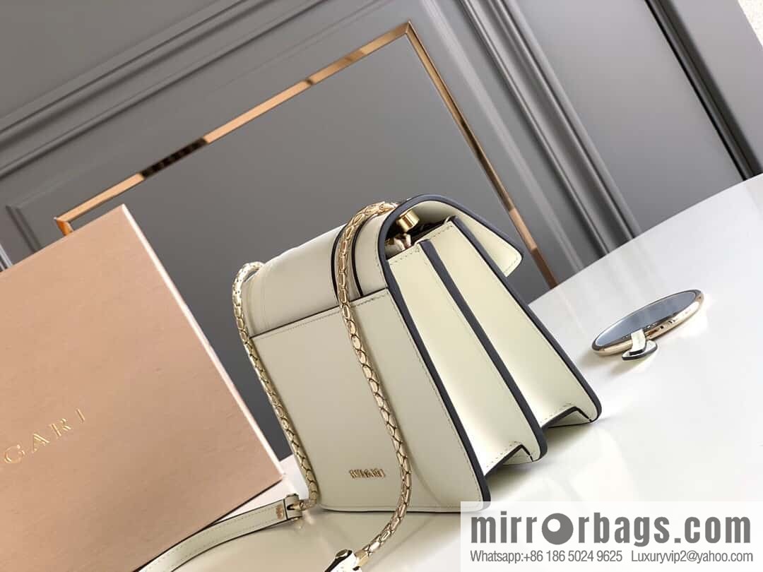 BVLGARI Bulgari Serpenti Forever crossbody bag 289672 Premium agate white