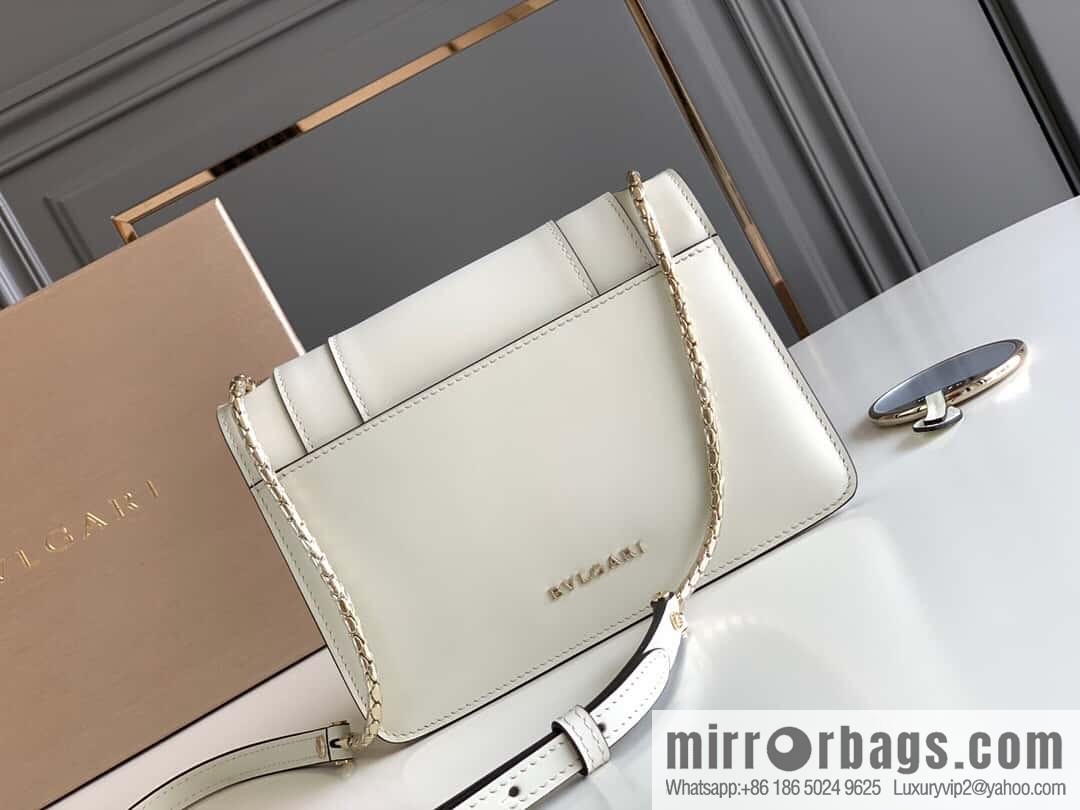 BVLGARI Bulgari Serpenti Forever crossbody bag 289672 Premium agate white