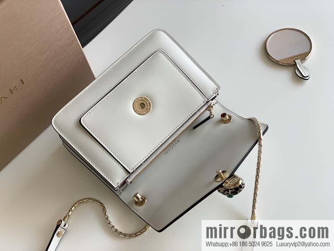 BVLGARI Bulgari Serpenti Forever crossbody bag 289672 Premium agate white