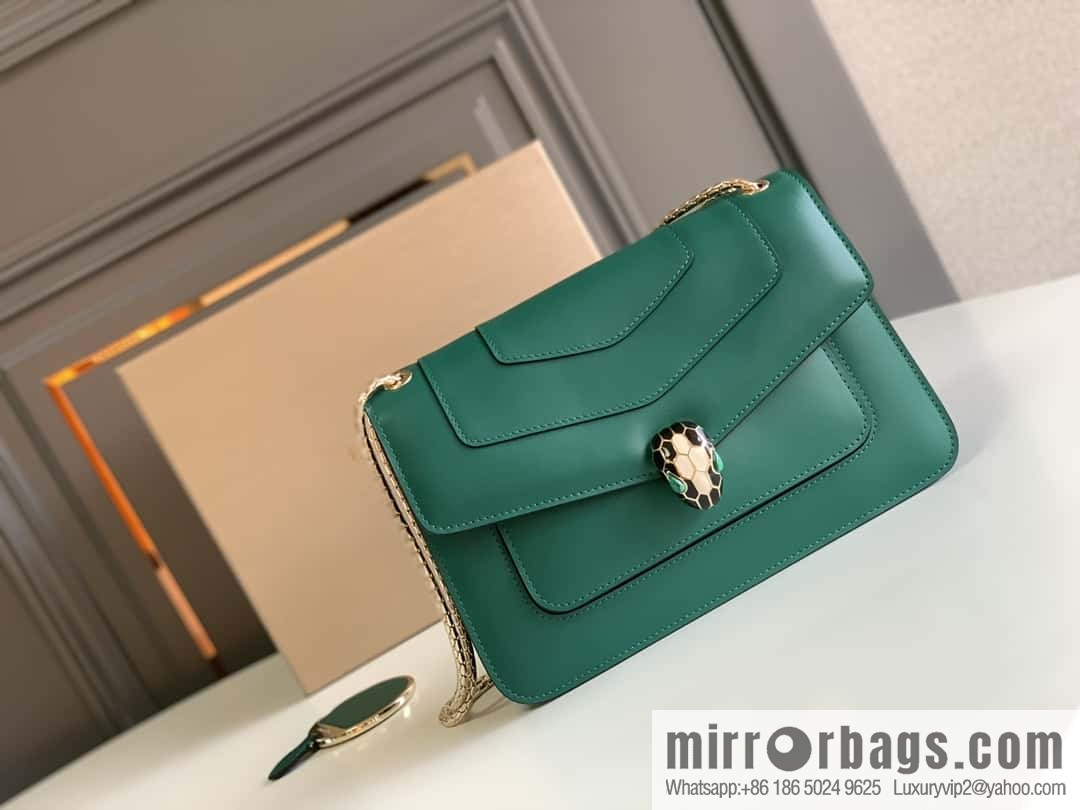 BVLGARI Bulgari crossbody bag 290323 emerald 25CM
