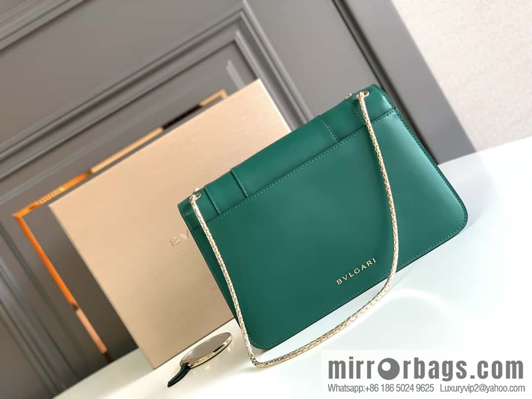 BVLGARI Bulgari crossbody bag 290323 emerald 25CM