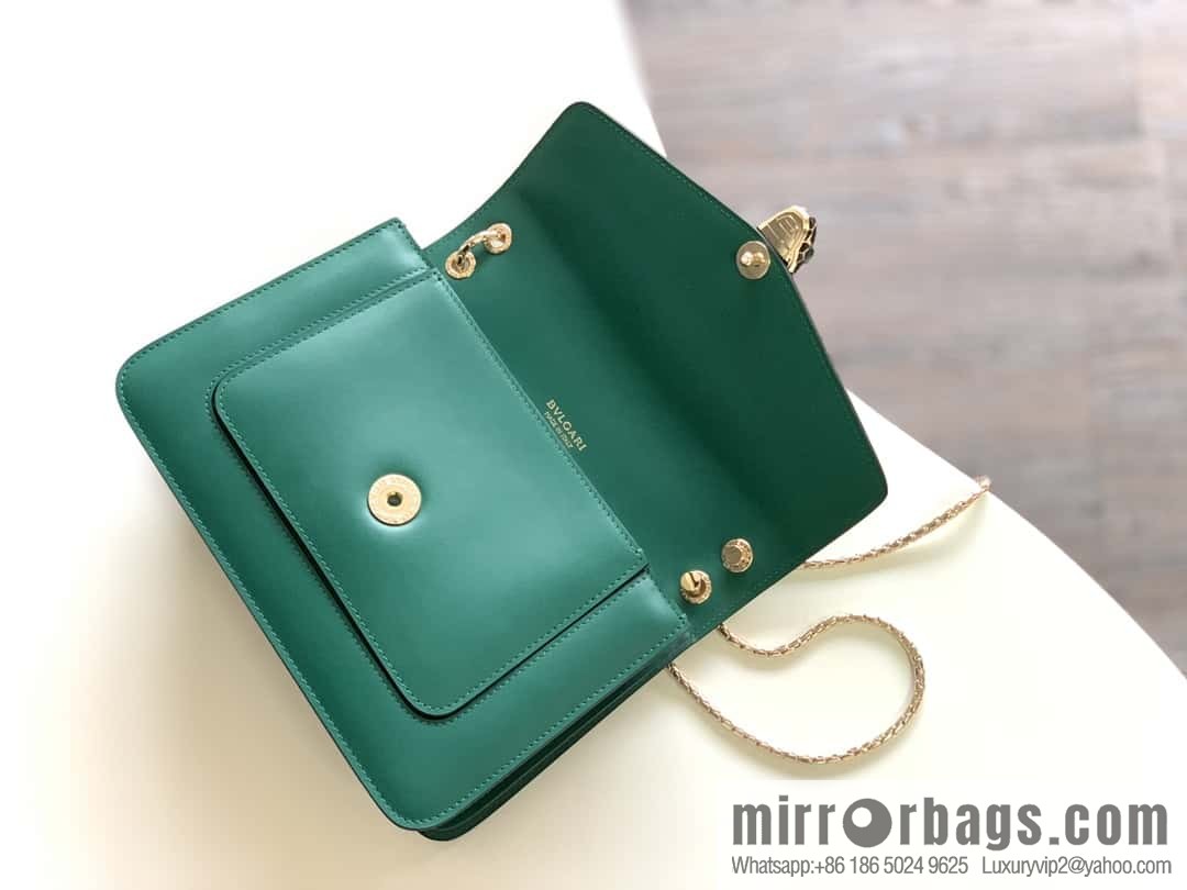 BVLGARI Bulgari crossbody bag 290323 emerald 25CM