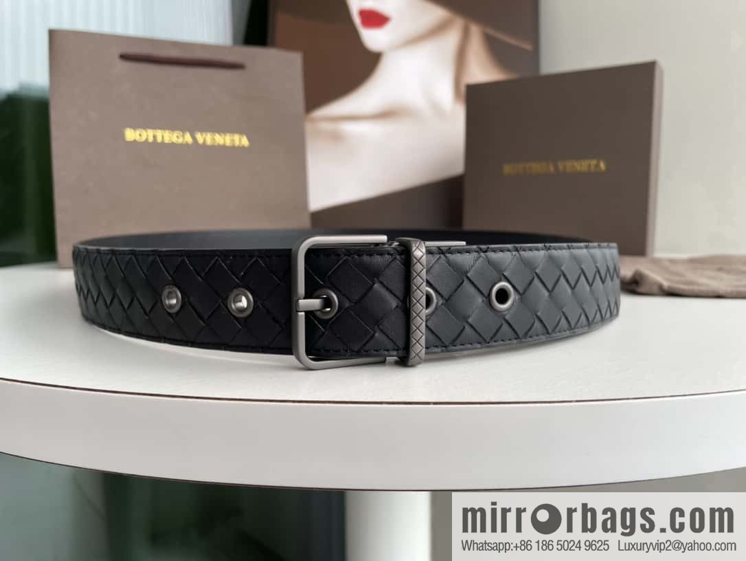 Bottega. Venta High Recognition Men's Woven Belt 3.5cm