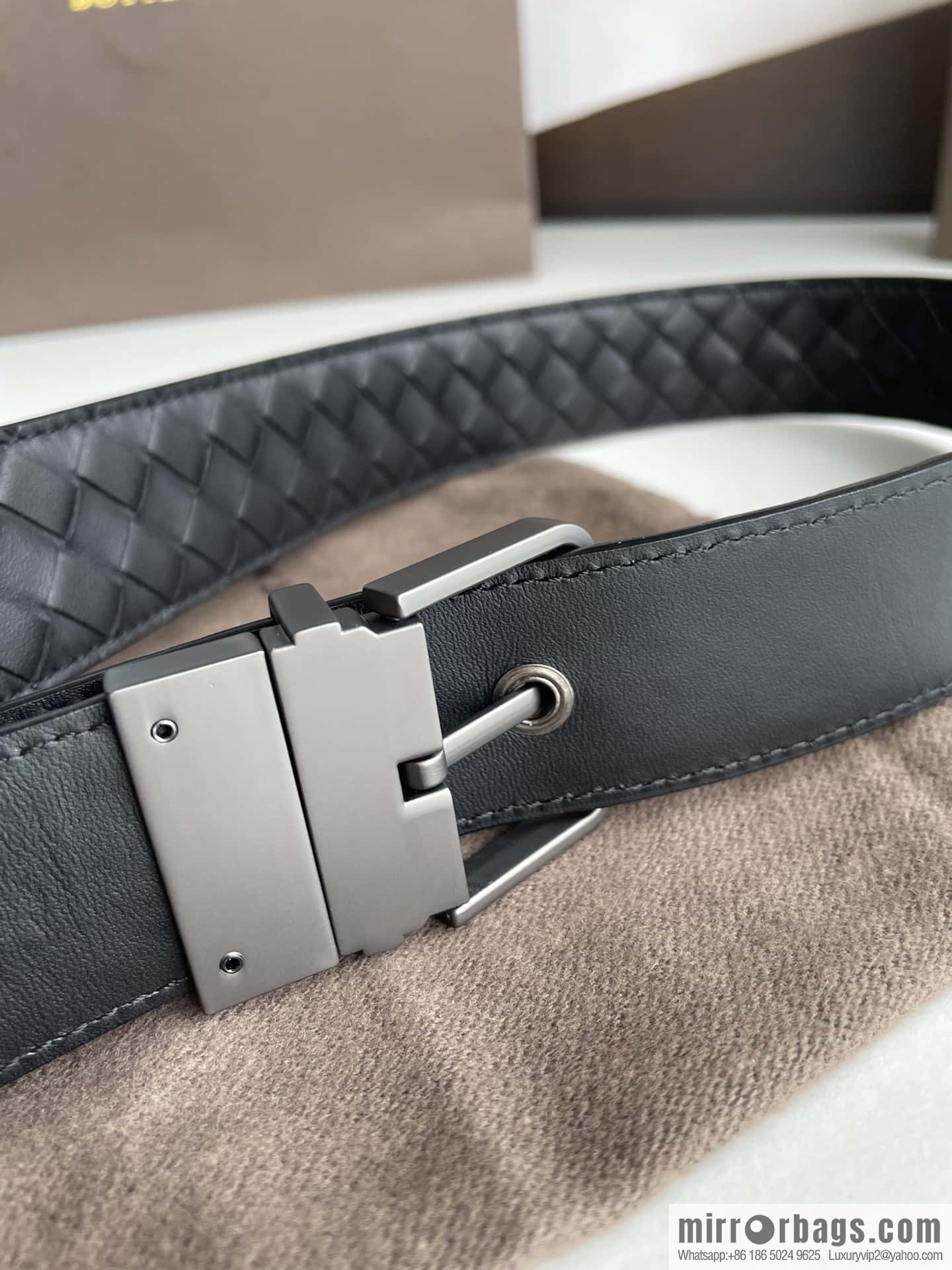 Bottega. Venta High Recognition Men's Woven Belt 3.5cm