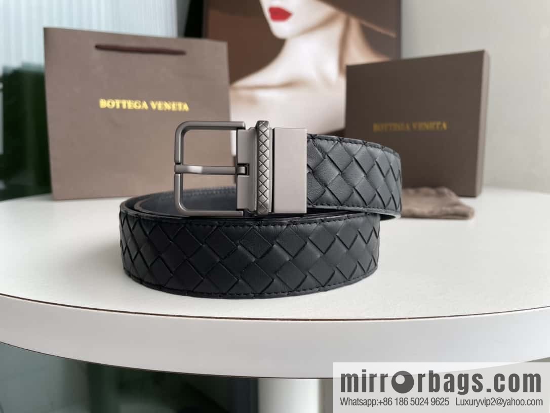 Bottega. Venta High Recognition Men's Woven Belt 3.5cm