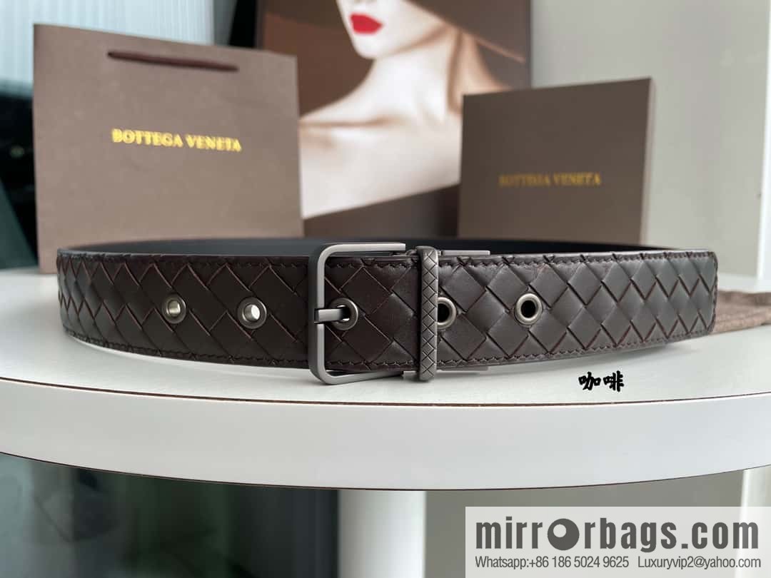 Bottega. Venta High Recognition Men's Woven Belt 3.5cm