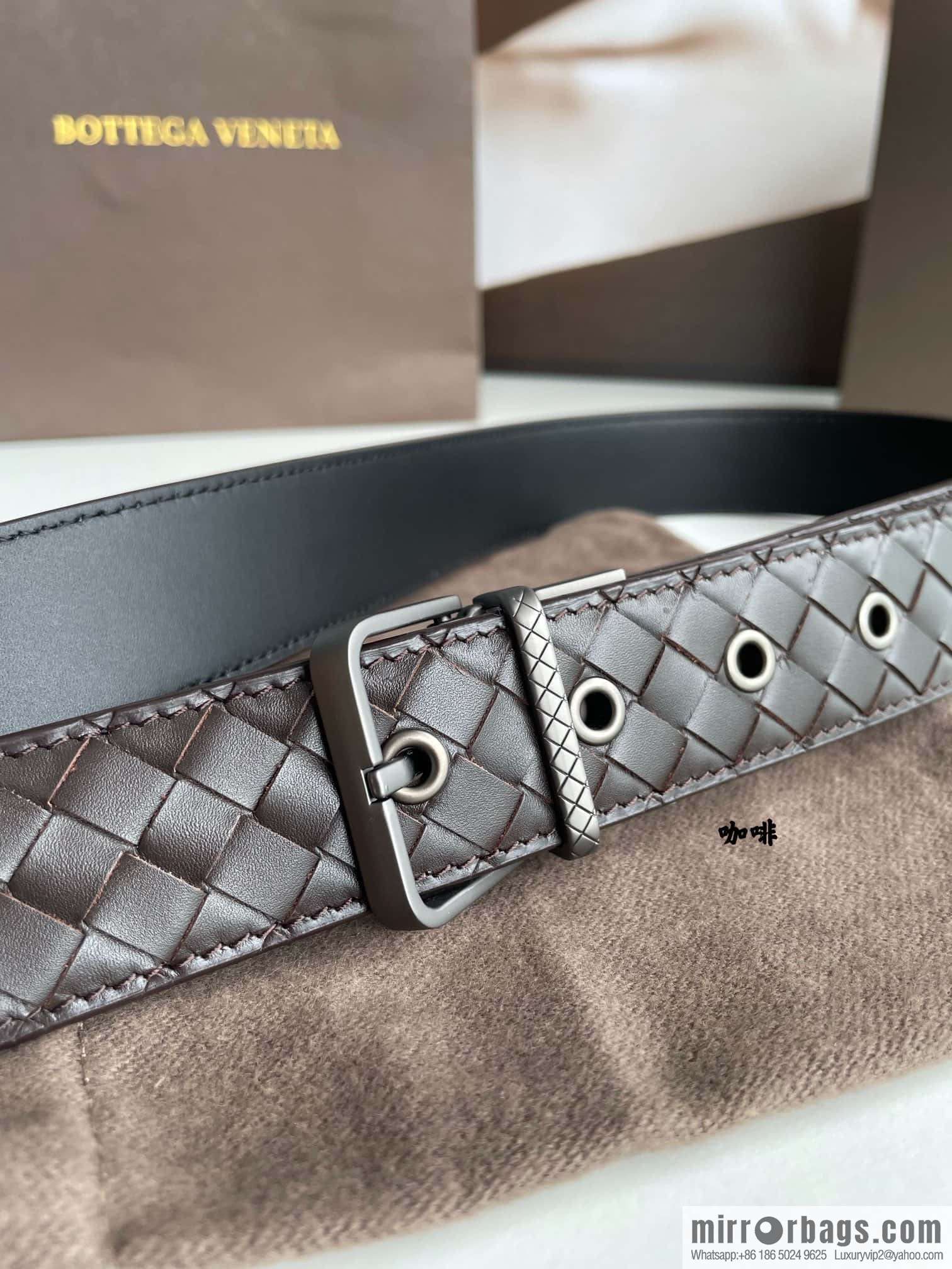 Bottega. Venta High Recognition Men's Woven Belt 3.5cm