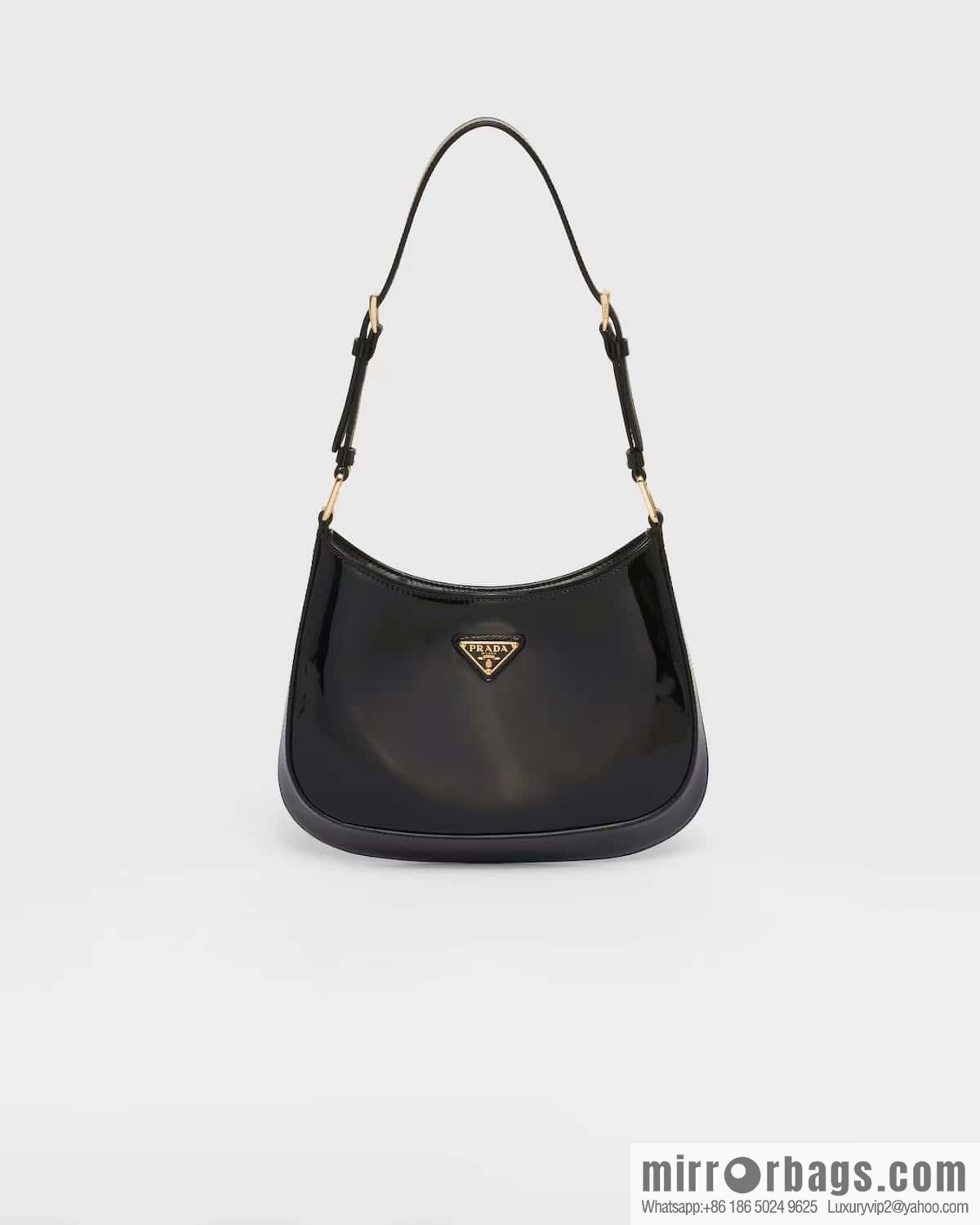 PRADA patent leather armpit bag 🎉🎉 1BC169 black