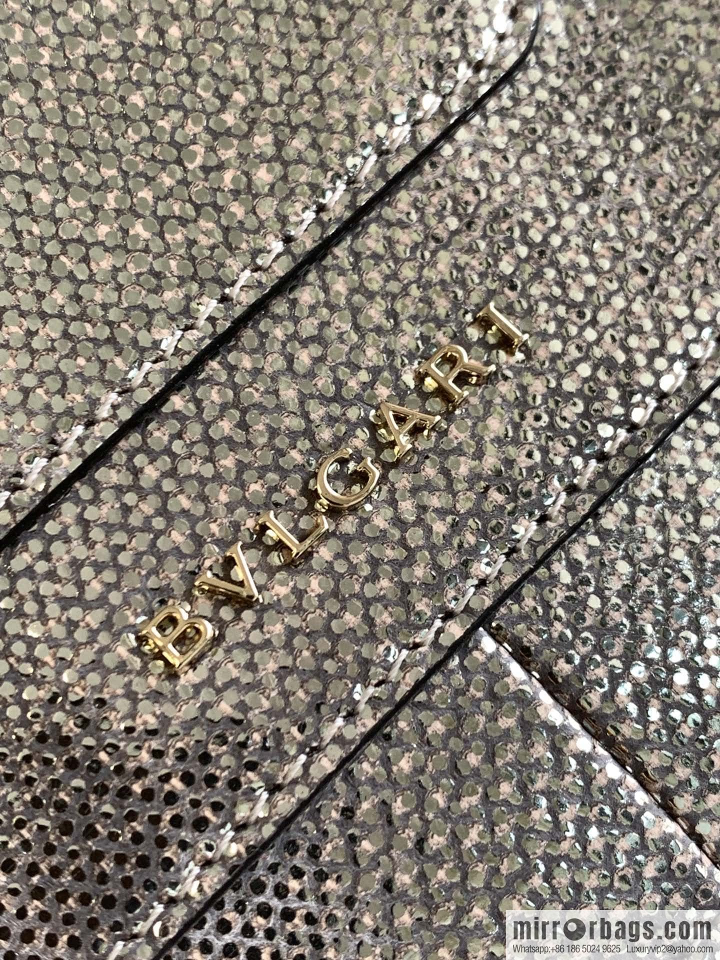 BVLGARI Bulgari Sprpenti Forever snake skin tote bag 18CM 383292