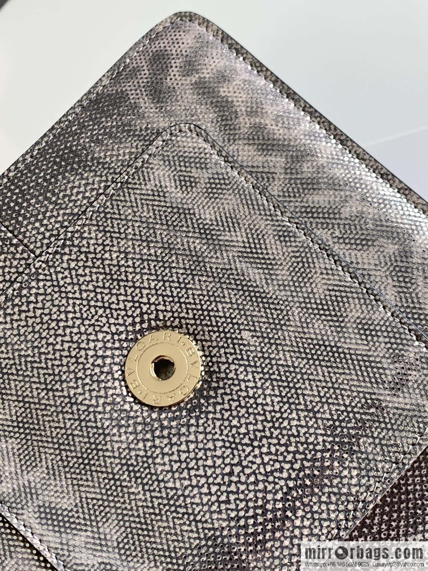BVLGARI Bulgari Sprpenti Forever snake skin tote bag 18CM 383292