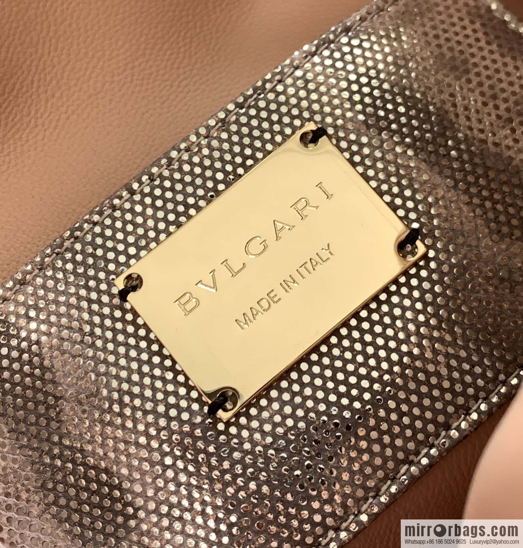 BVLGARI Bulgari Sprpenti Forever snake skin tote bag 18CM 383292