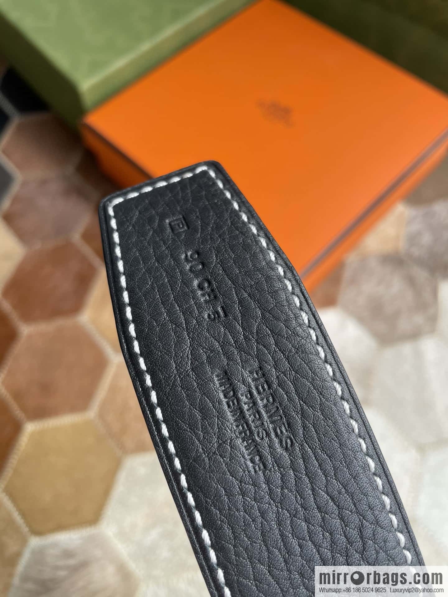 Hermes Hermes, boutique horse-drawn carriage buckle 3.8cm original order quality belt