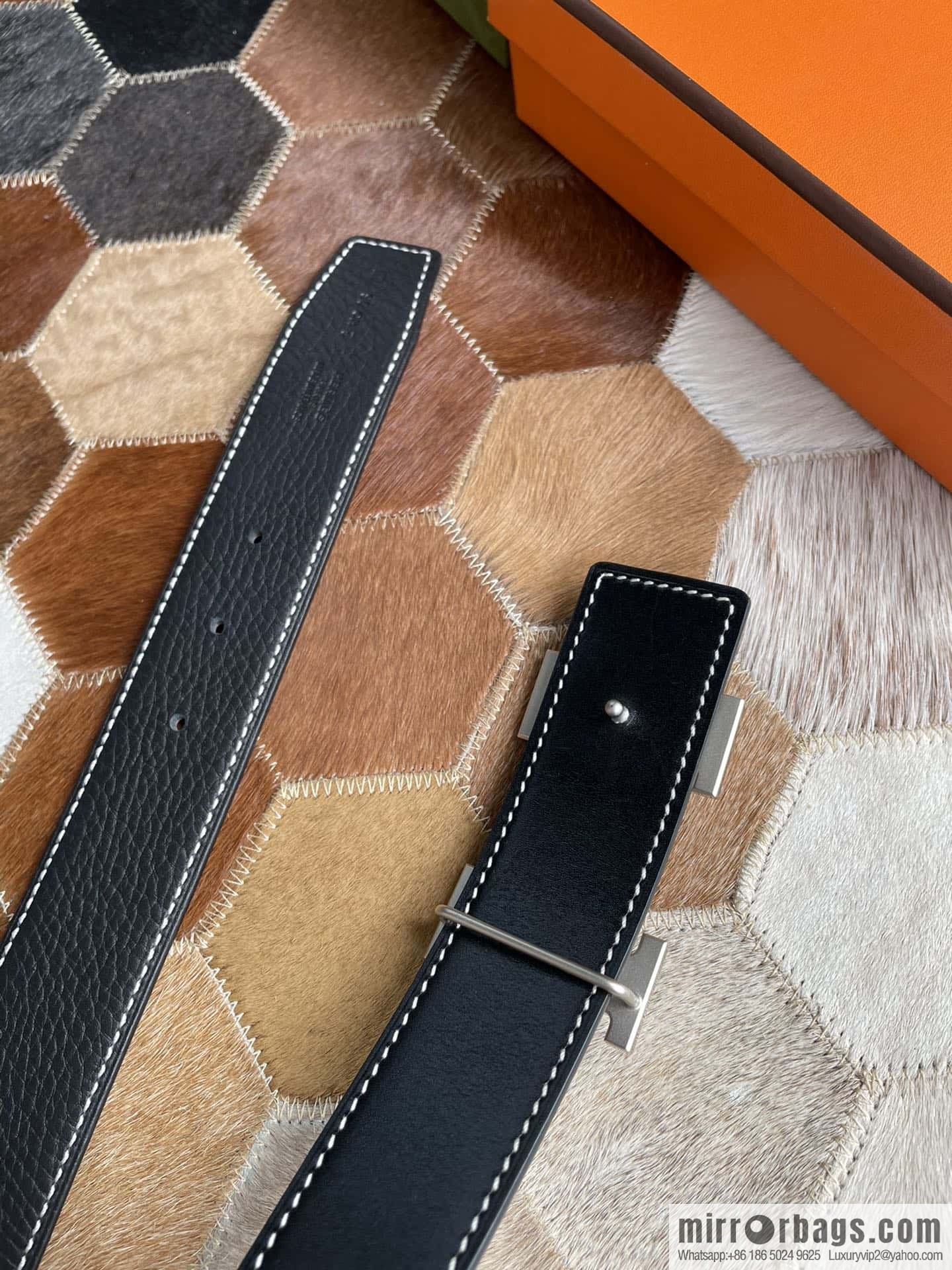 Hermes Hermes, boutique horse-drawn carriage buckle 3.8cm original order quality belt