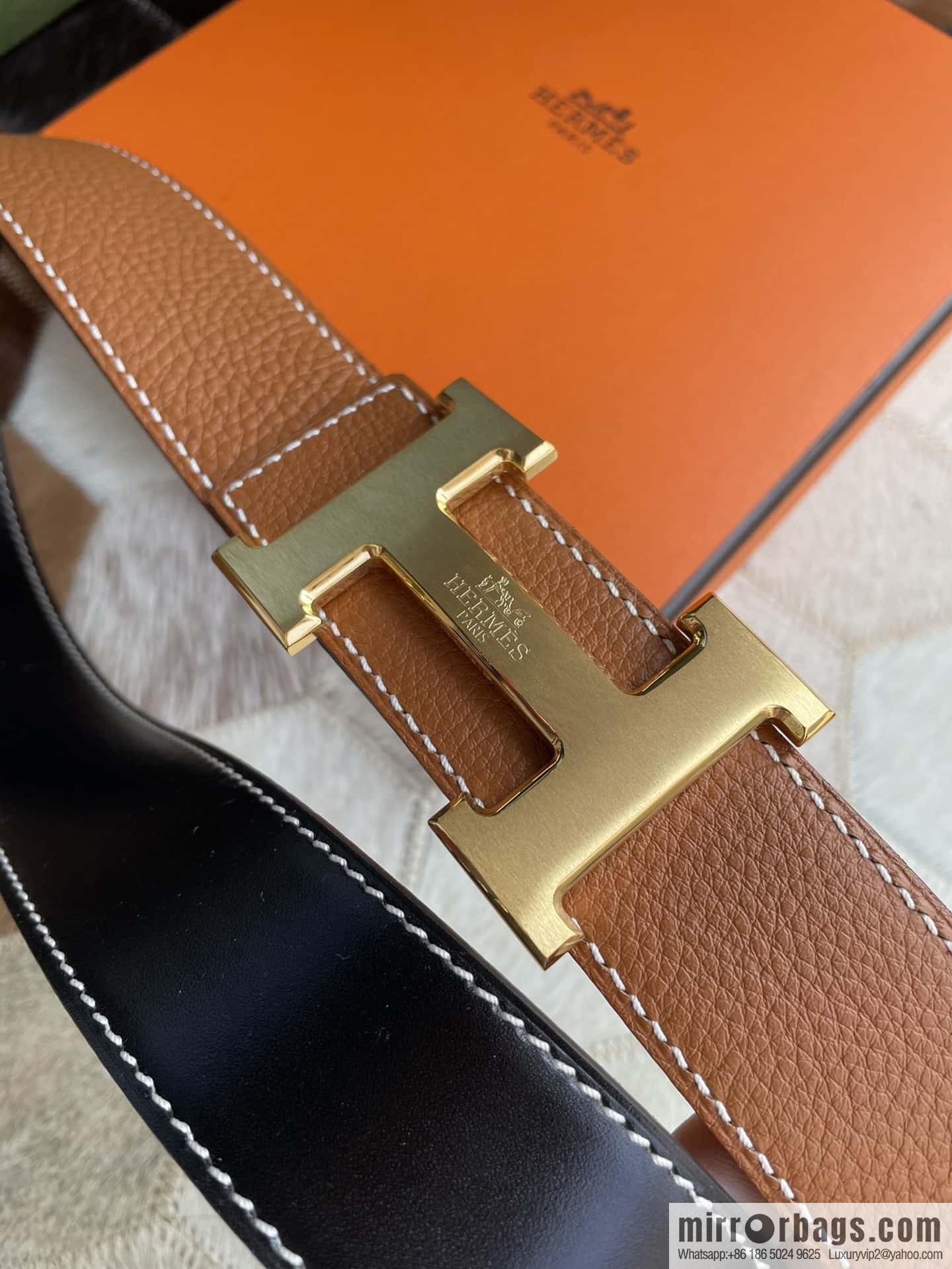 Hermes Hermes, boutique horse-drawn carriage buckle 3.8cm original order quality belt