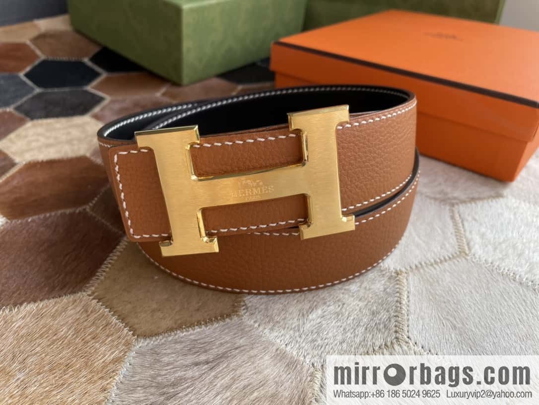 Hermes Hermes, boutique horse-drawn carriage buckle 3.8cm original order quality belt