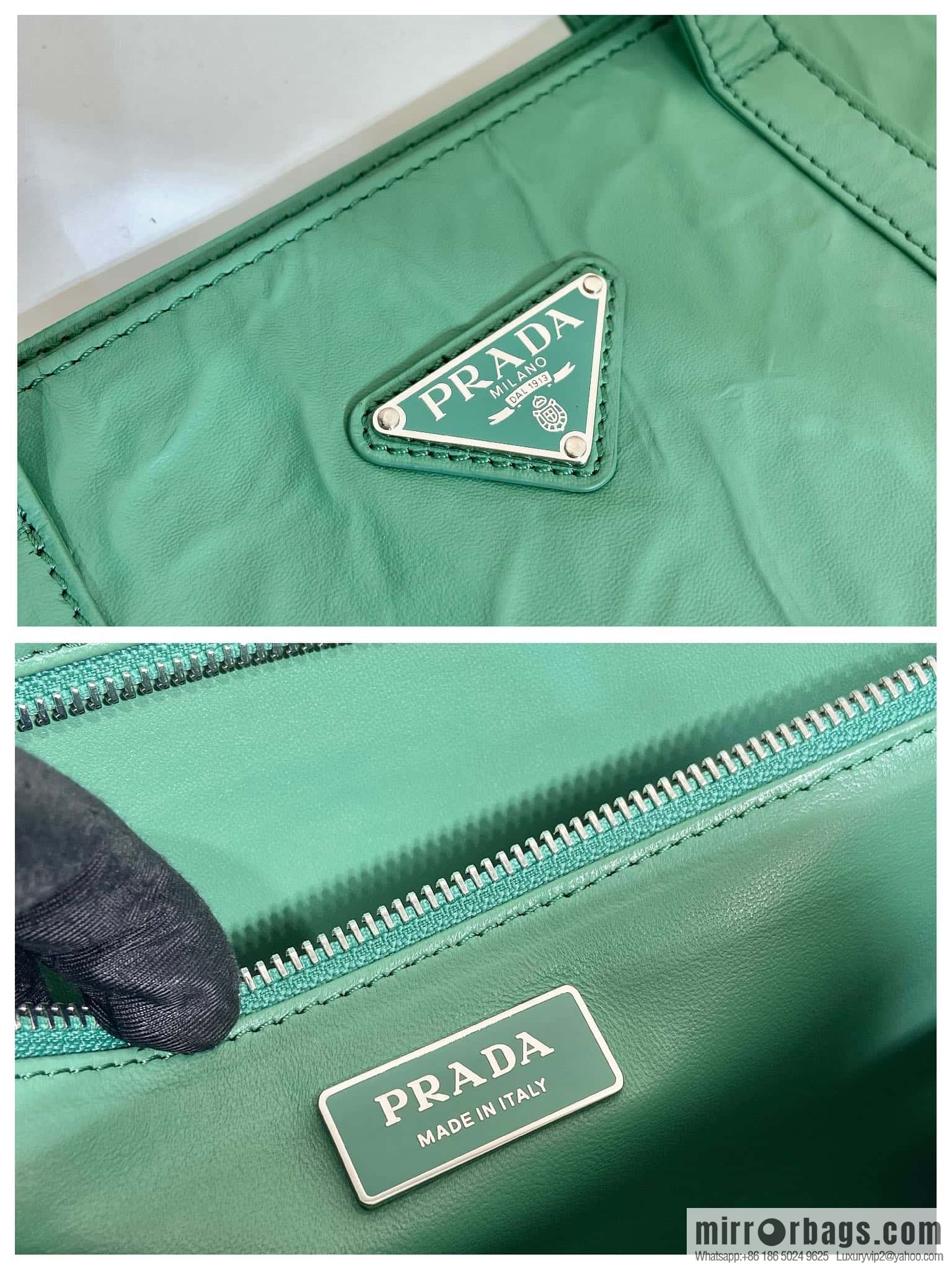 PRADA new tote bag 🎉 1BG460 green
