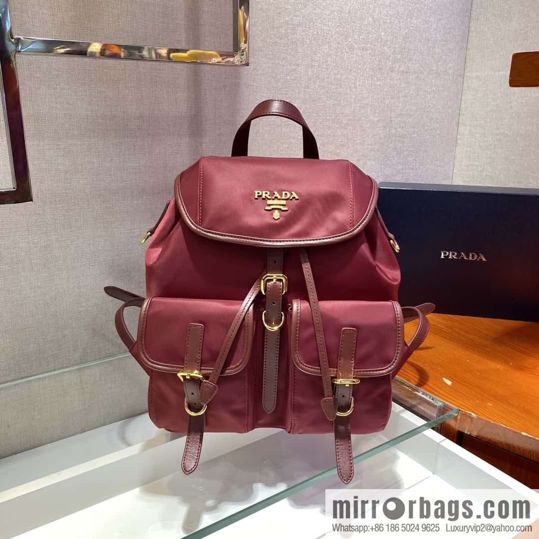 PRADA new backpack 🎉 1BZ677 red
