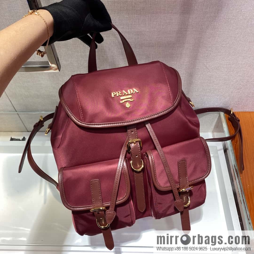 PRADA new backpack 🎉 1BZ677 red