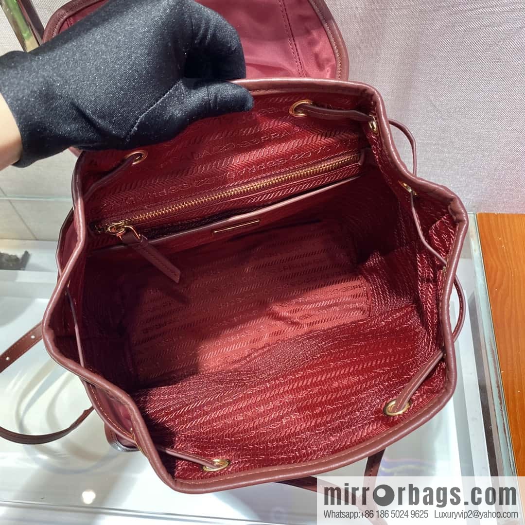 PRADA new backpack 🎉 1BZ677 red