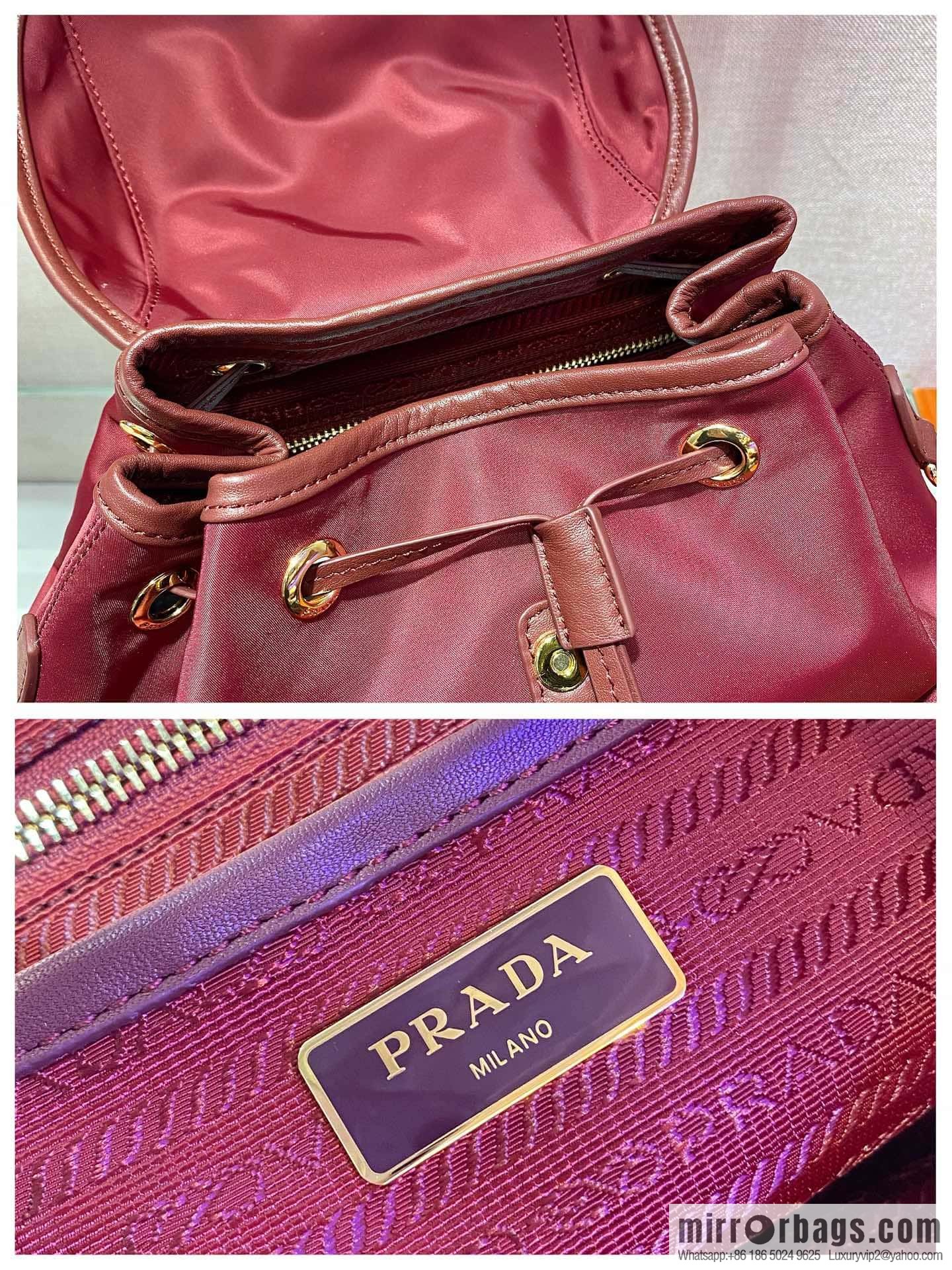PRADA new backpack 🎉 1BZ677 red