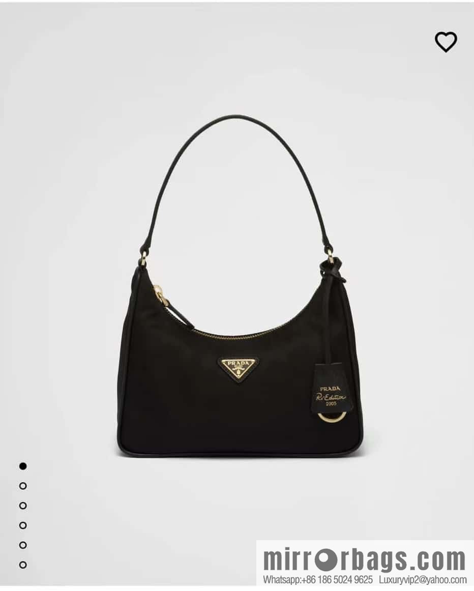 PRADA Hobo new armpit bag 1NE204 leather shoulder strap/gold hardware