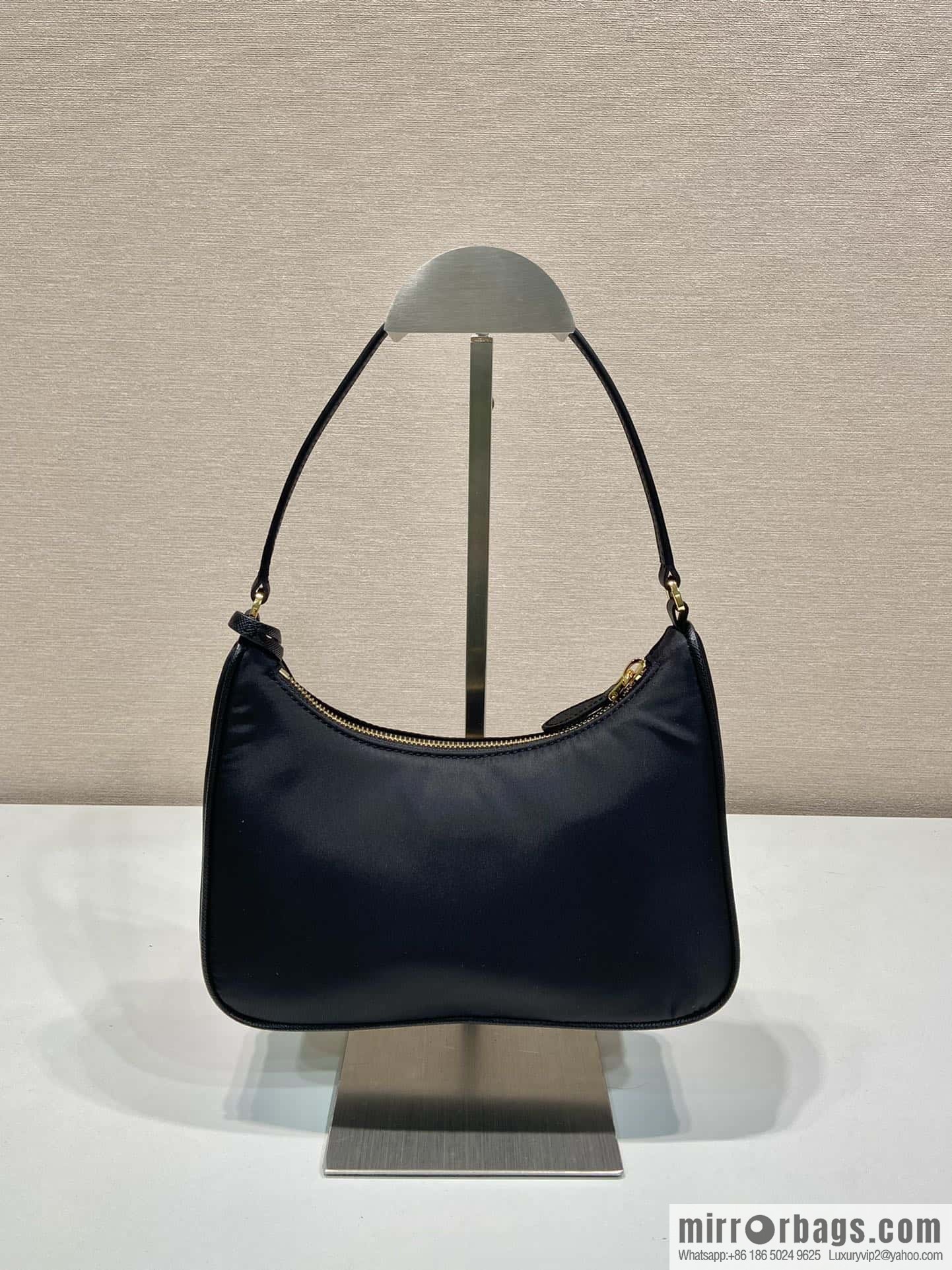 PRADA Hobo new armpit bag 1NE204 leather shoulder strap/gold hardware