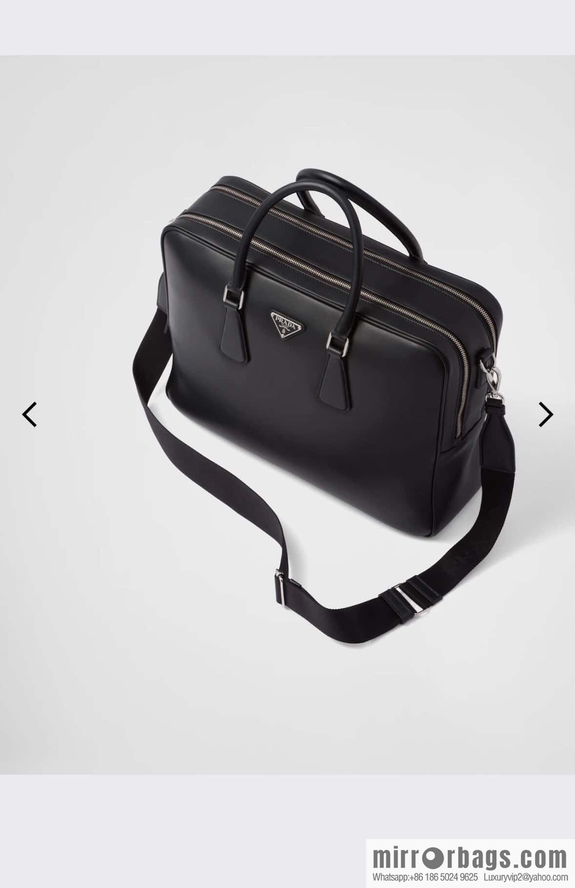 PRADA double briefcase 🎉 2VE025