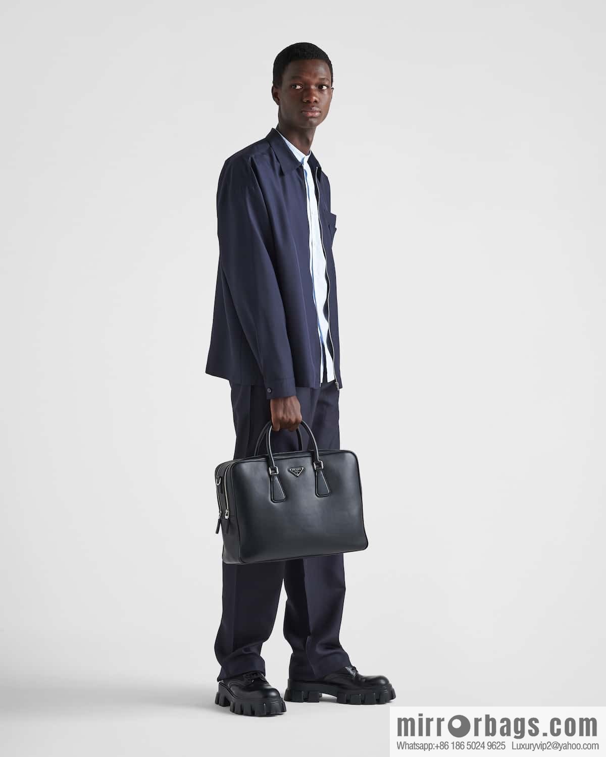 PRADA double briefcase 🎉 2VE025