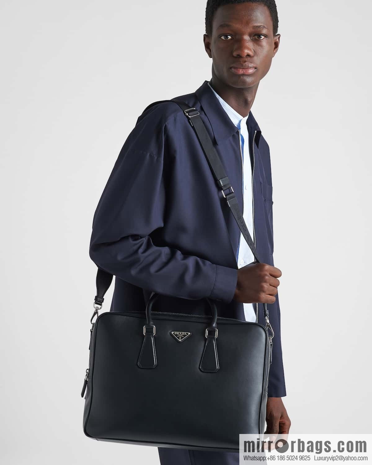 PRADA double briefcase 🎉 2VE025