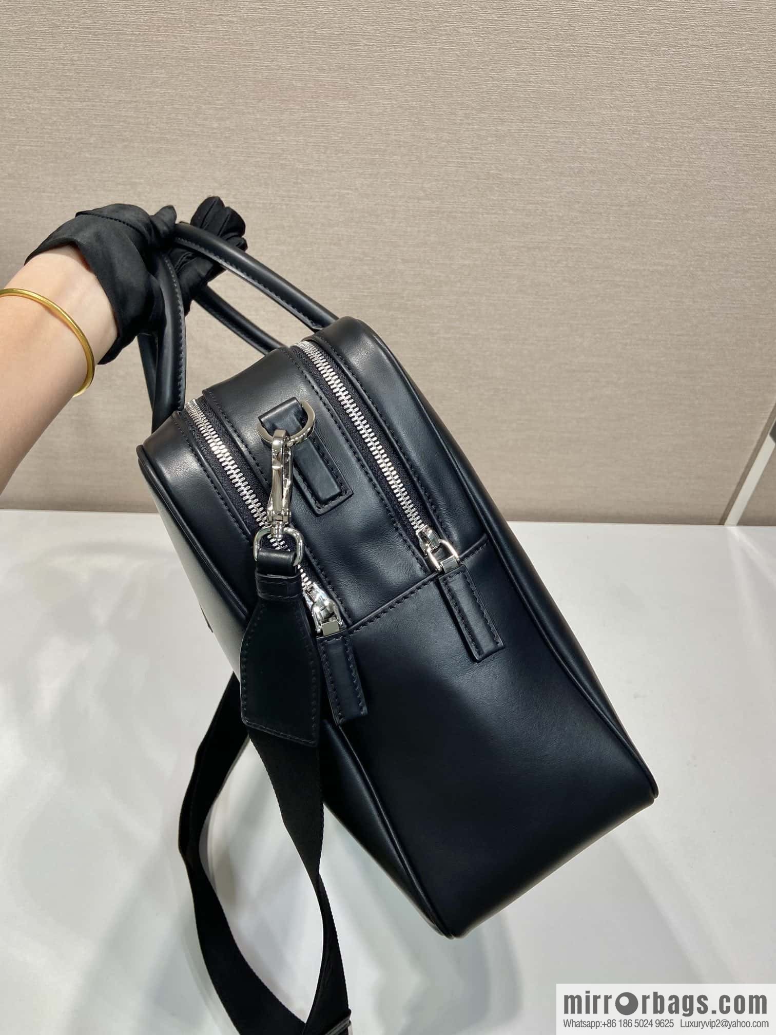 PRADA double briefcase 🎉 2VE025