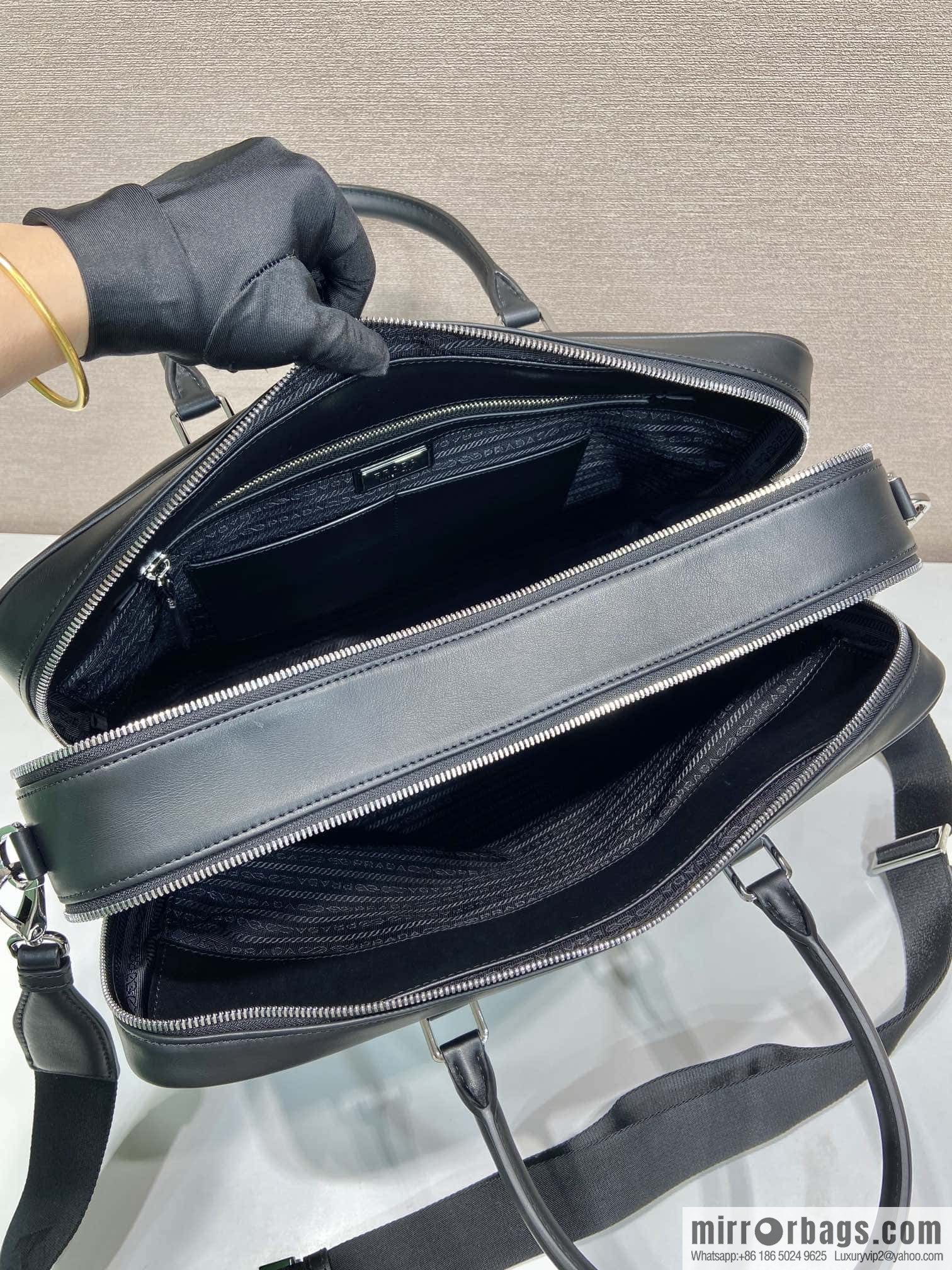 PRADA double briefcase 🎉 2VE025