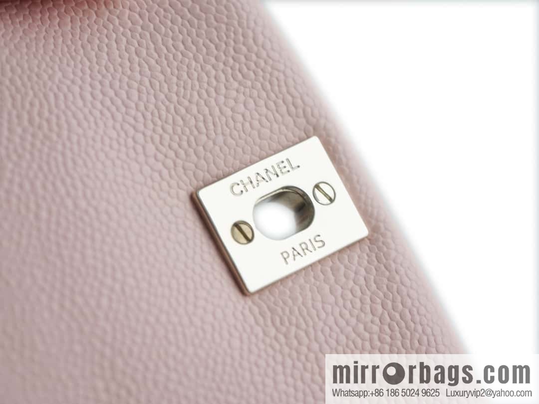 CHANEL 23K new, tank Dumas small shoulder backpack AS4399 light pink