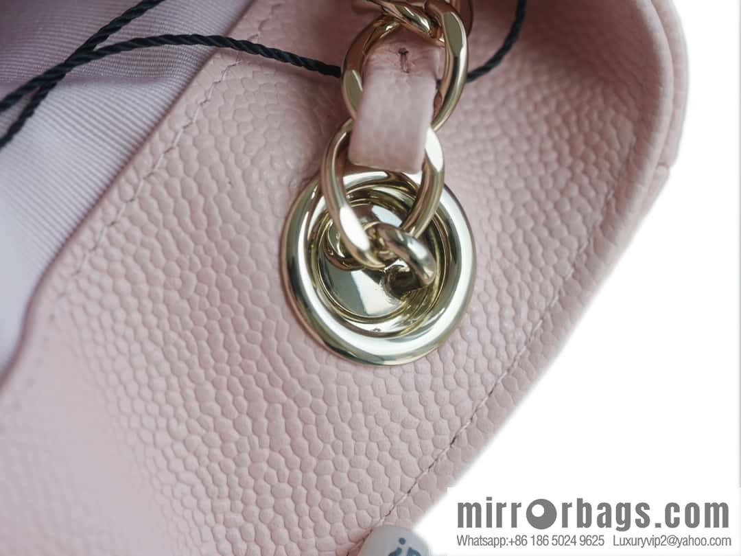 CHANEL 23K new, tank Dumas large shoulder backpack AS4398 light pink