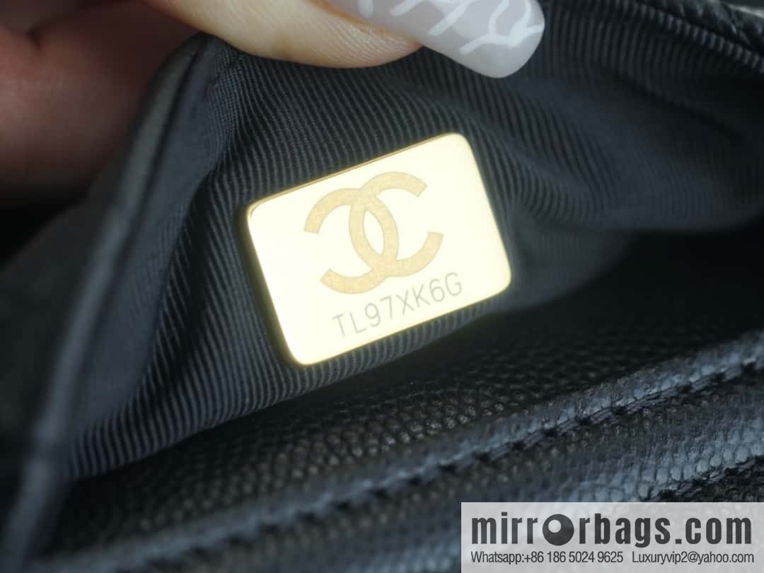 CHANEL 23K new, tank Dumas large shoulder backpack AS4398 black