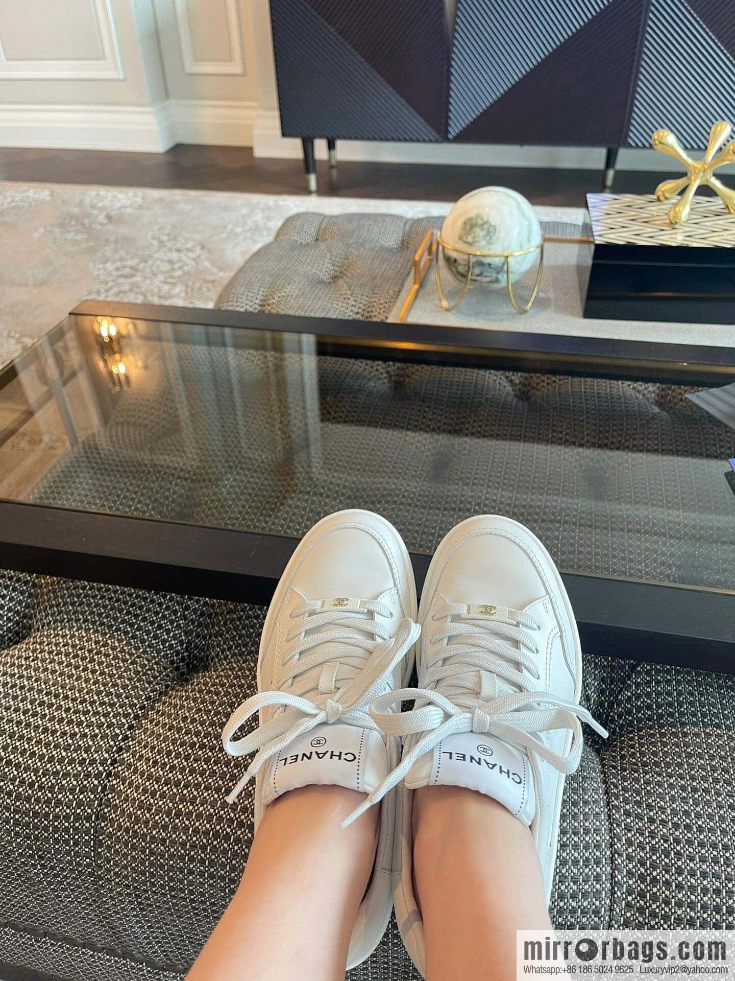 CHANEL Xiaoxiang bronzing casual sports little white shoes G45080