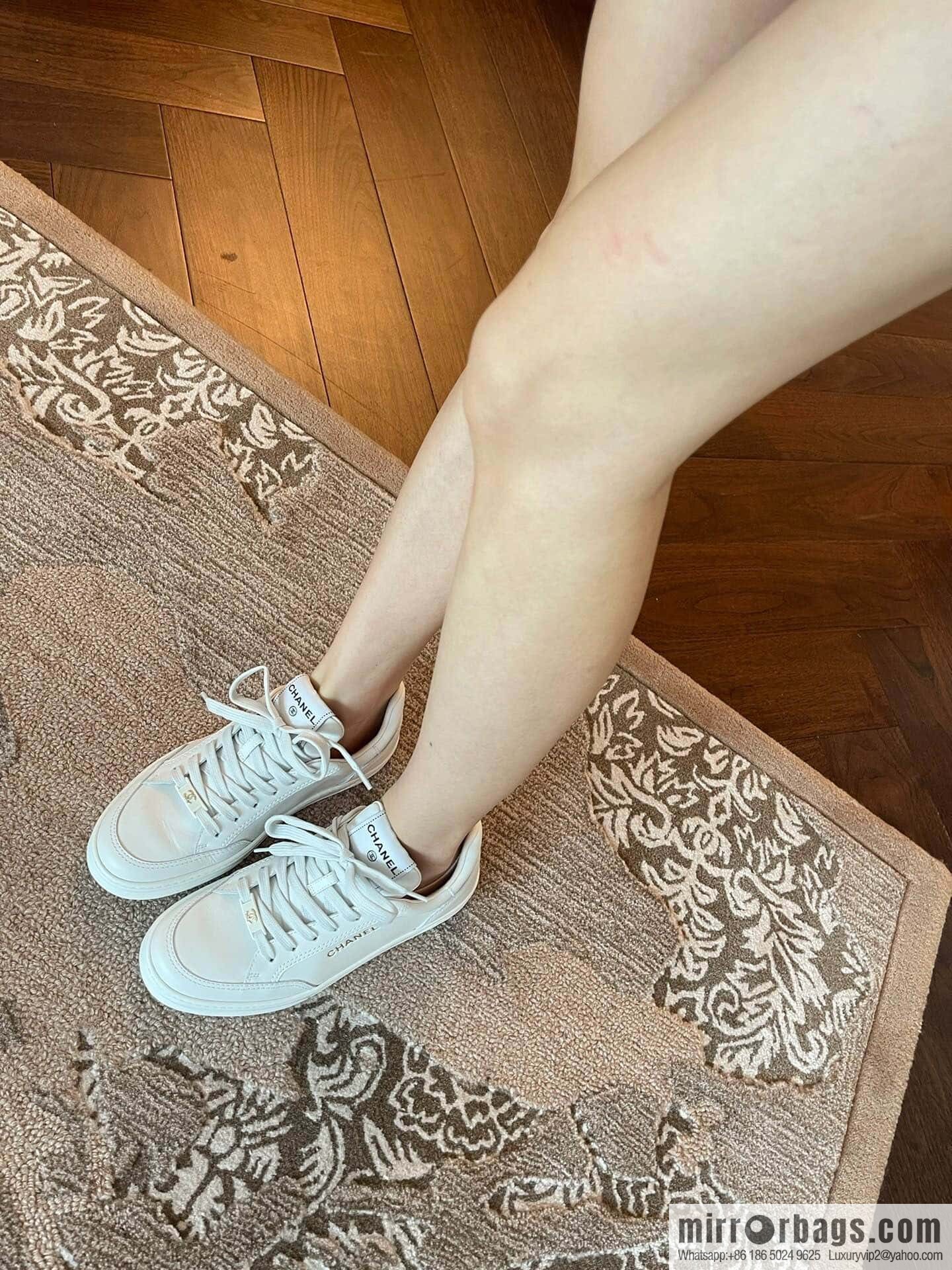 CHANEL Xiaoxiang bronzing casual sports little white shoes G45080