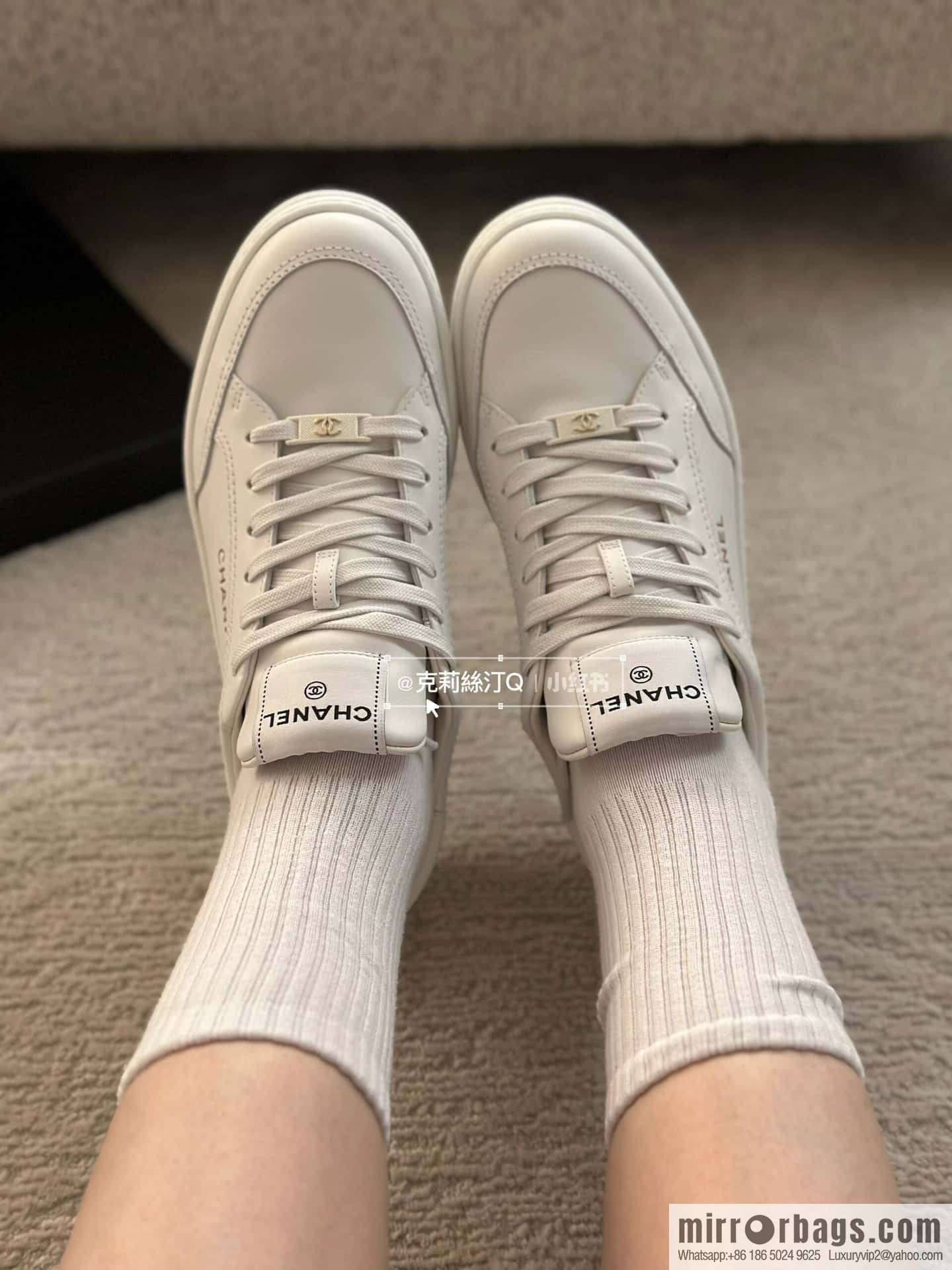 CHANEL Xiaoxiang bronzing casual sports little white shoes G45080