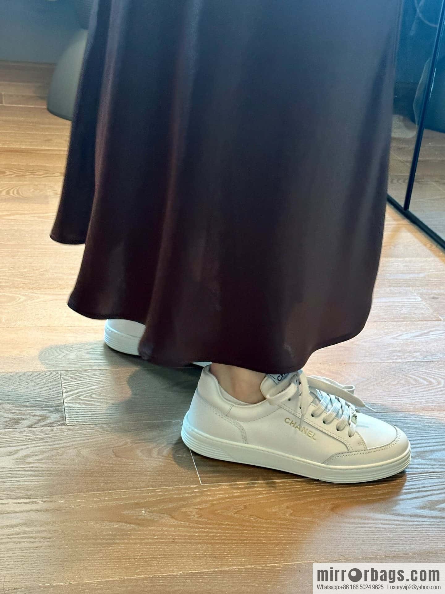 CHANEL Xiaoxiang bronzing casual sports little white shoes G45080